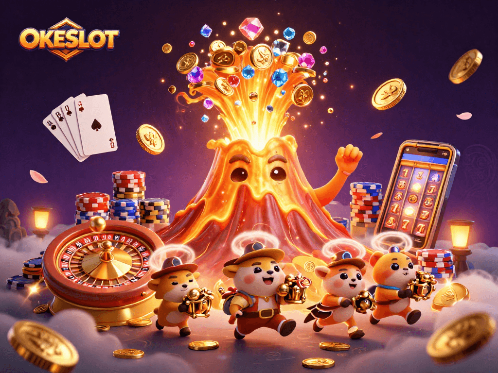 Menangkan permainan slot di OKESLOT dengan banyak bonus menarik dan peluang besar.