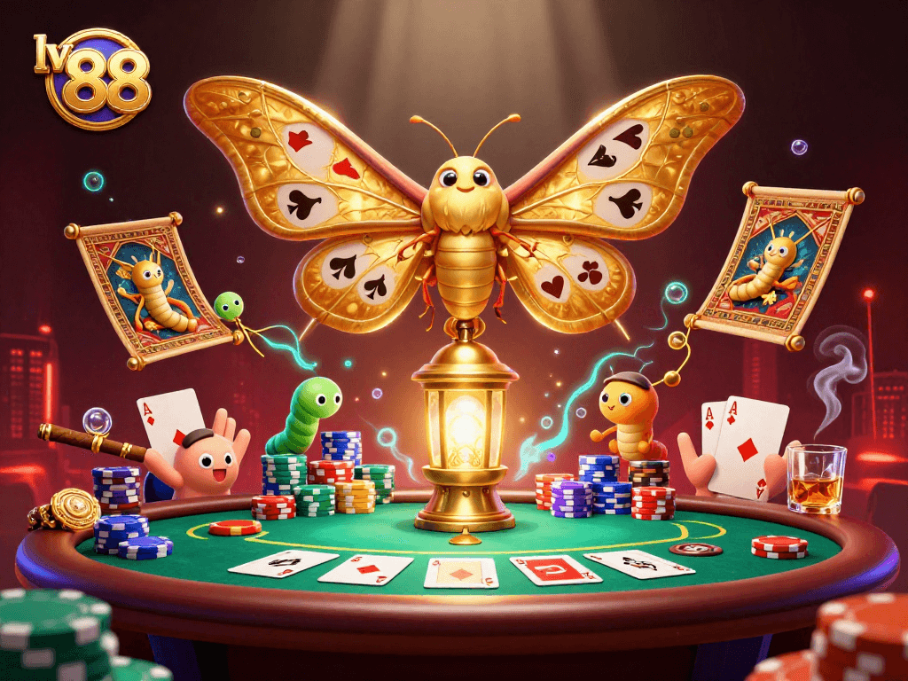 Experience the thrilling world of lv 88 casino adventures with vibrant characters and dynamic poker action.