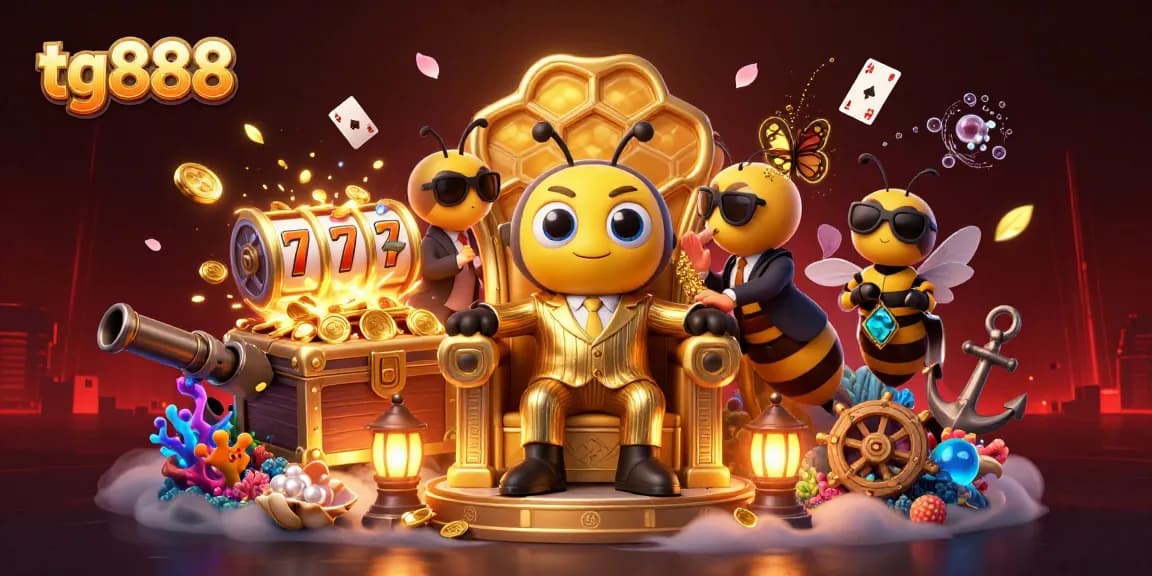 Experience thrilling gameplay at tg888 with colorful gems and captivating gold coins exploding around cartoon characters.