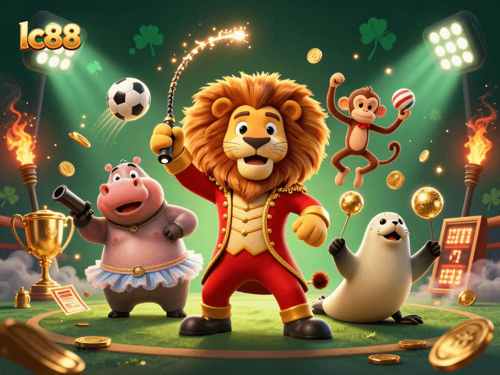 Get ready to play with lc88's vibrant casino scene, featuring dynamic characters and thrilling game elements.