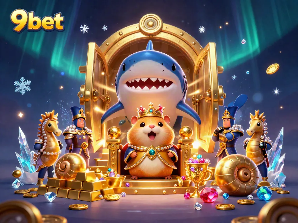Experience thrilling gameplay at 9bet with vibrant treasures and captivating sea creature characters.