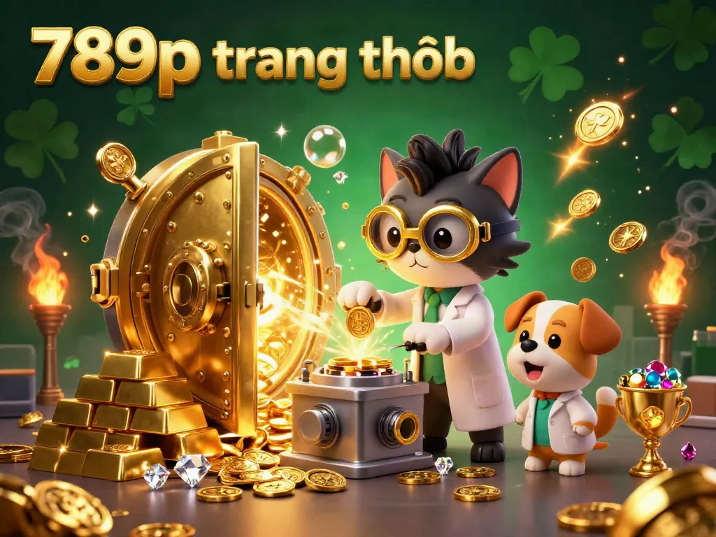 Experience the thrill of online gaming and betting at 789p trang chủ with gold treasures and exciting casino elements.