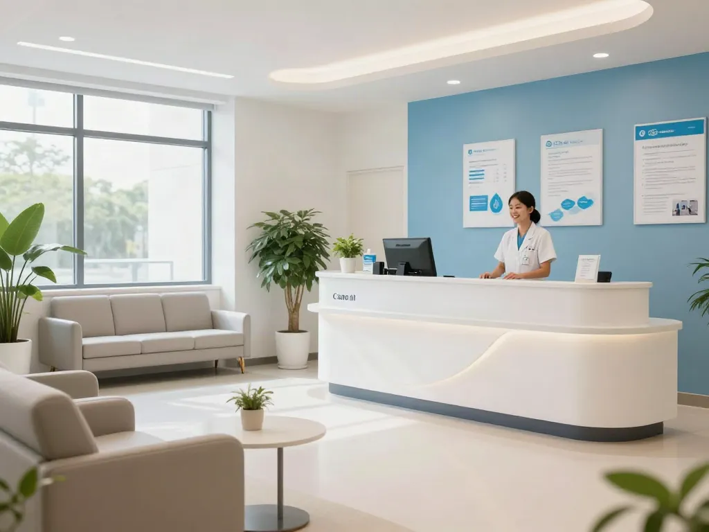 Link slot in healthcare: modern clinic with compassionate patient care.