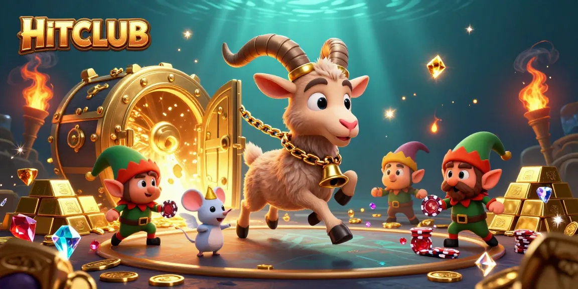 Join HITCLUB in a festive casino scene with Krampus, angel mice, and gremlins stealing chips.