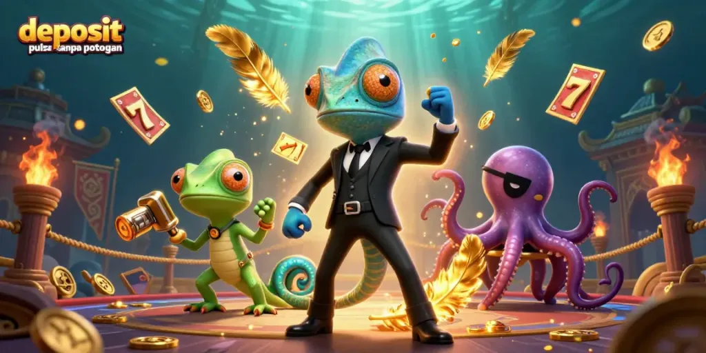 Experience thrilling action with deposit pulsa tanpa potongan at our exciting online casino adventure