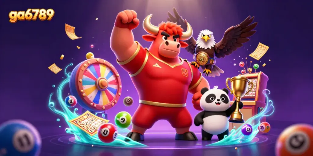 Engage with ga6789 by celebrating wins with a dynamic casino-themed scene.