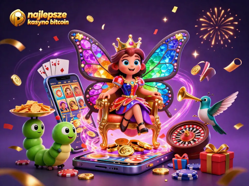 Experience the exhilarating vibe of najlepsze kasyno bitcoin with vibrant gaming elements and characters.