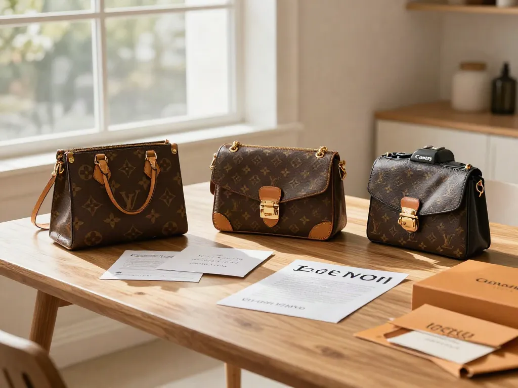 Stylish replica designer bags showcased for online shopping experience with premium quality details.