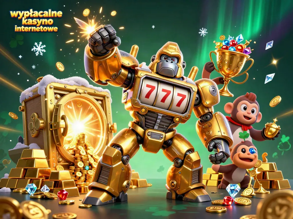 Experience big wins at wypłacalne kasyno internetowe with dynamic golden gorilla mech action.