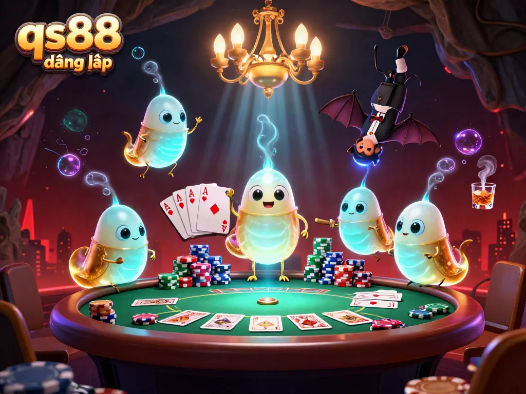 Experience the thrill of qs88 đăng nhập as glowworms illuminate the cave casino with vibrant gaming elements.