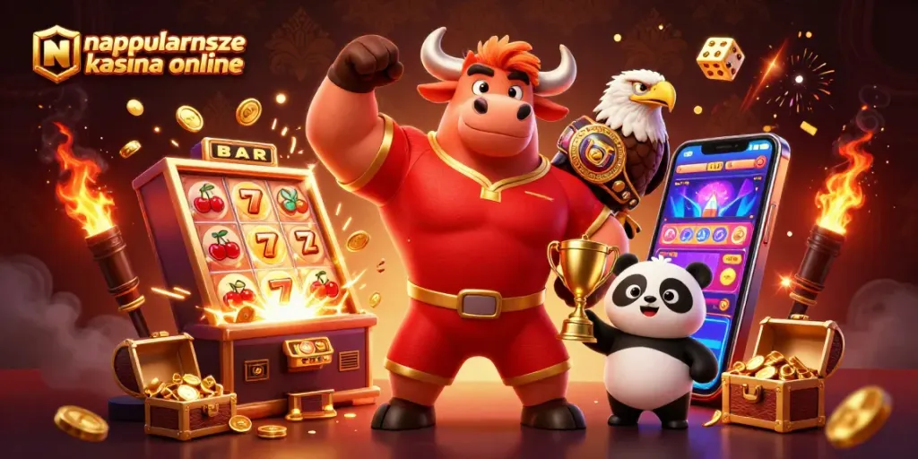 Experience the excitement of najpopularniejsze kasyna online with dynamic 3D characters celebrating big wins.