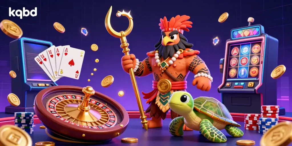 Experience kqbd's exciting sports betting atmosphere with vibrant characters and dynamic game elements.