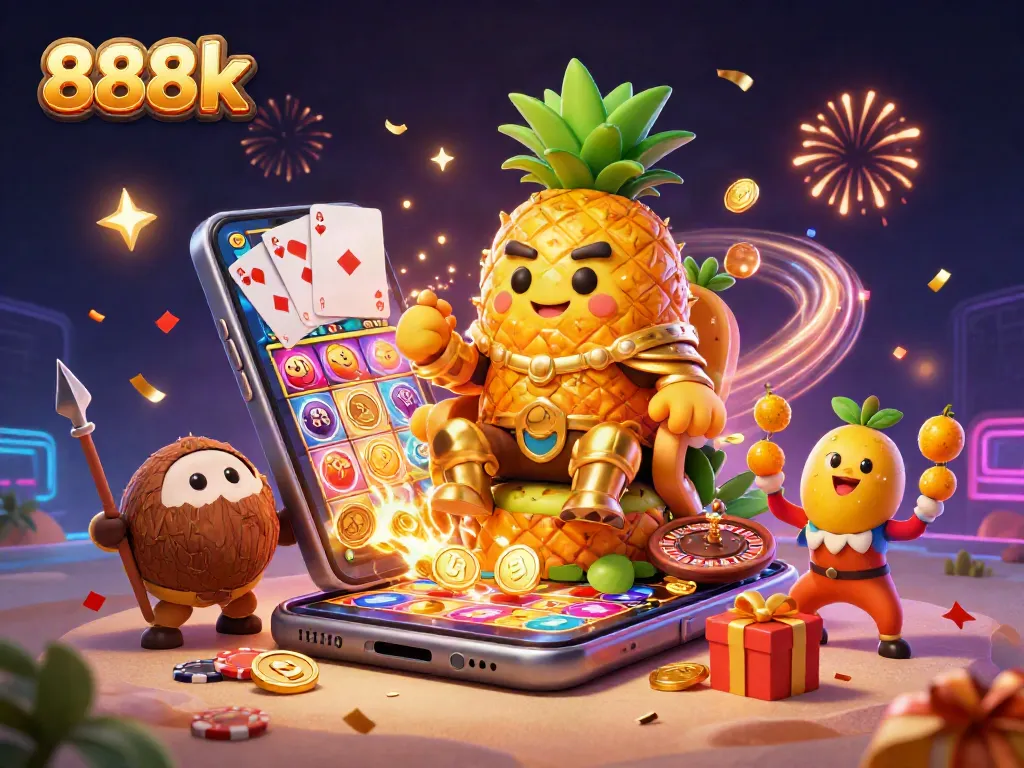Experience thrilling gameplay and excitement at 888k with unique slot games, vibrant characters, and jackpots!