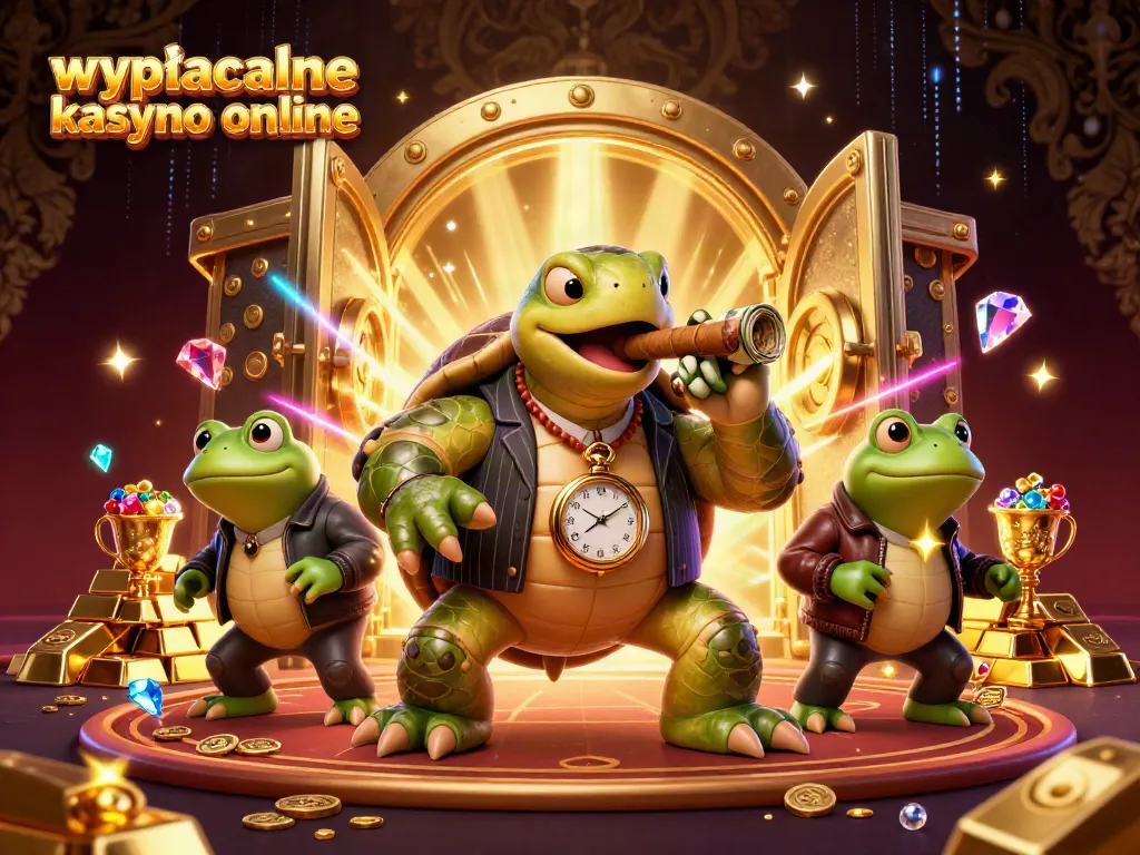 Experience the excitement of wypłacalne kasyno online with this vibrant casino scene.